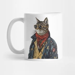 Luxury Cat Dress Up Hip Hop Mug